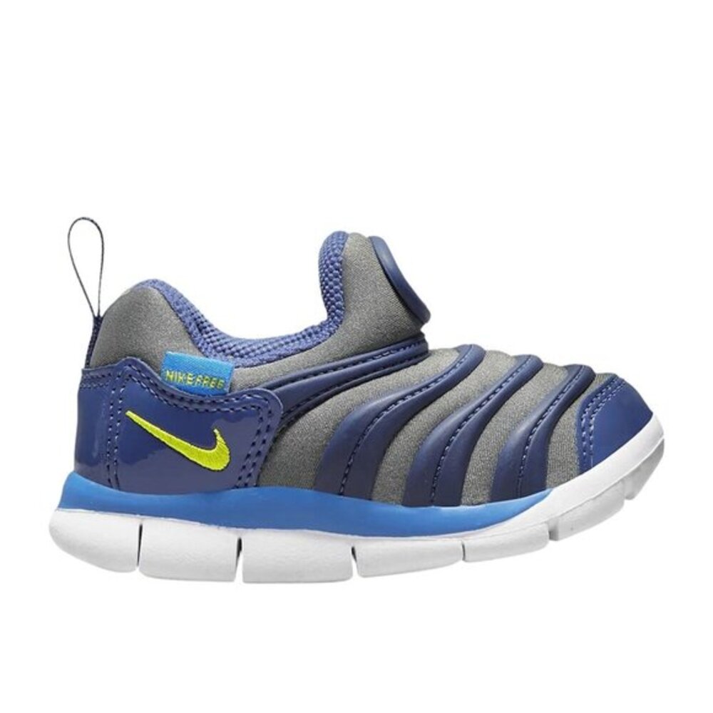 Nike Dynamo Free Navy Gray Toddler Kid‎ Child Shoe Size 5C NEW 343938-030